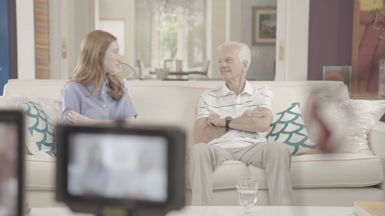 Jorge Paulo Lemann e Carolina Bartunek