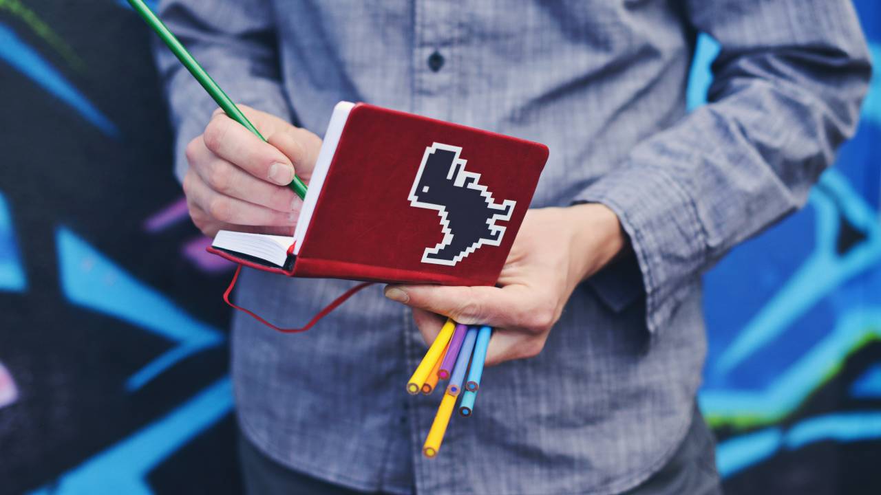 escrever caderno