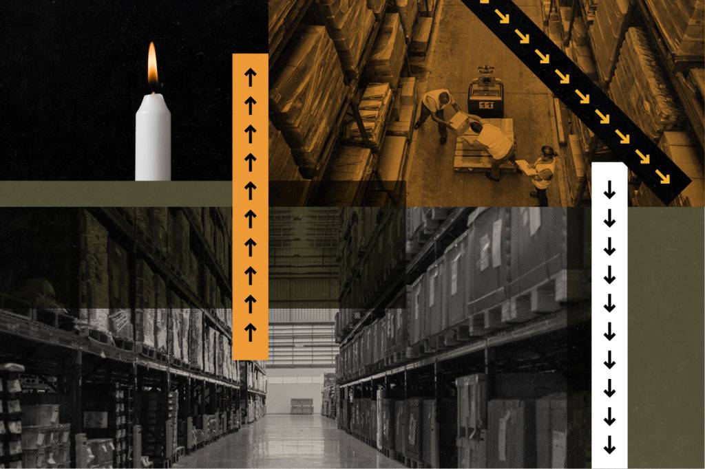 Recorde de mortes derruba o varejo e a logística na bolsa