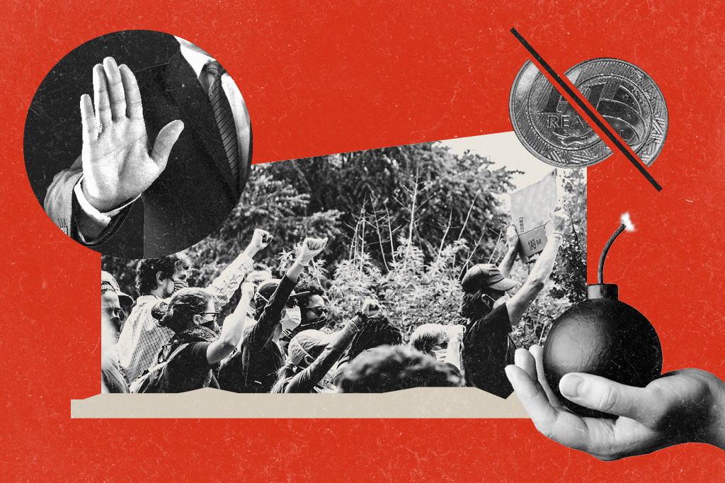 Funcionários públicos ameaçam fazer greve e levam Ibovespa para o negativo