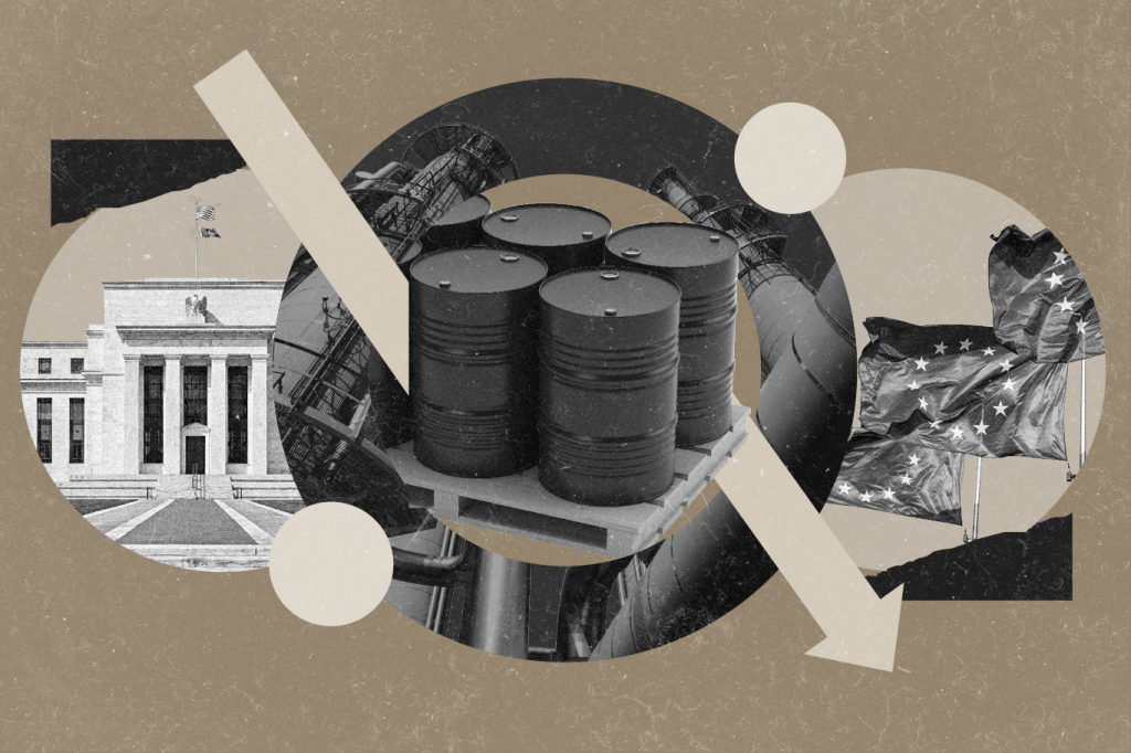 Petróleo se livra das sanções contra a Rússia e cai quase 1%