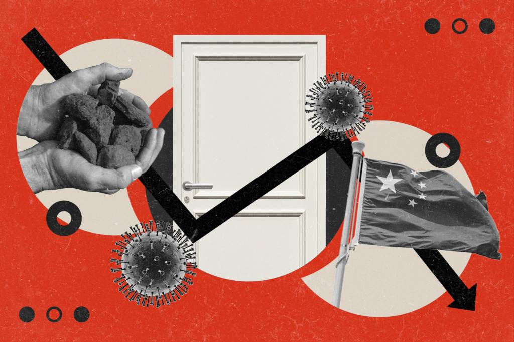 Novas ameaças de lockdown na China derrubam o minério e o Ibovespa