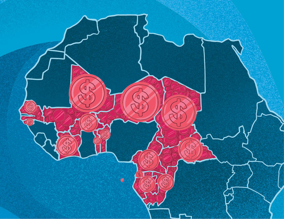 Fora o euro, existe outra moeda única de vários países?