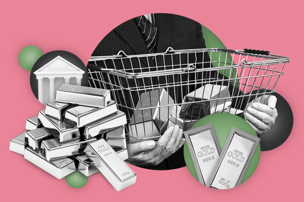 Bancos centrais estão comprando ouro em escala inédita