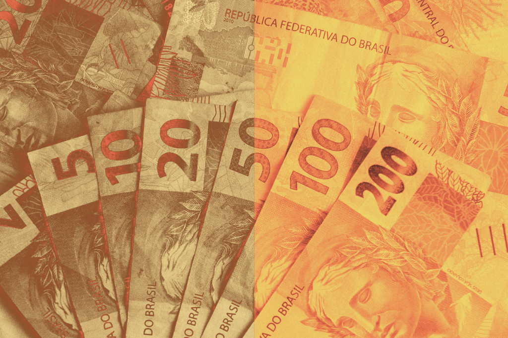 90% da população brasileira ganha menos de R$ 3 mil por mês. Veja o gráfico.