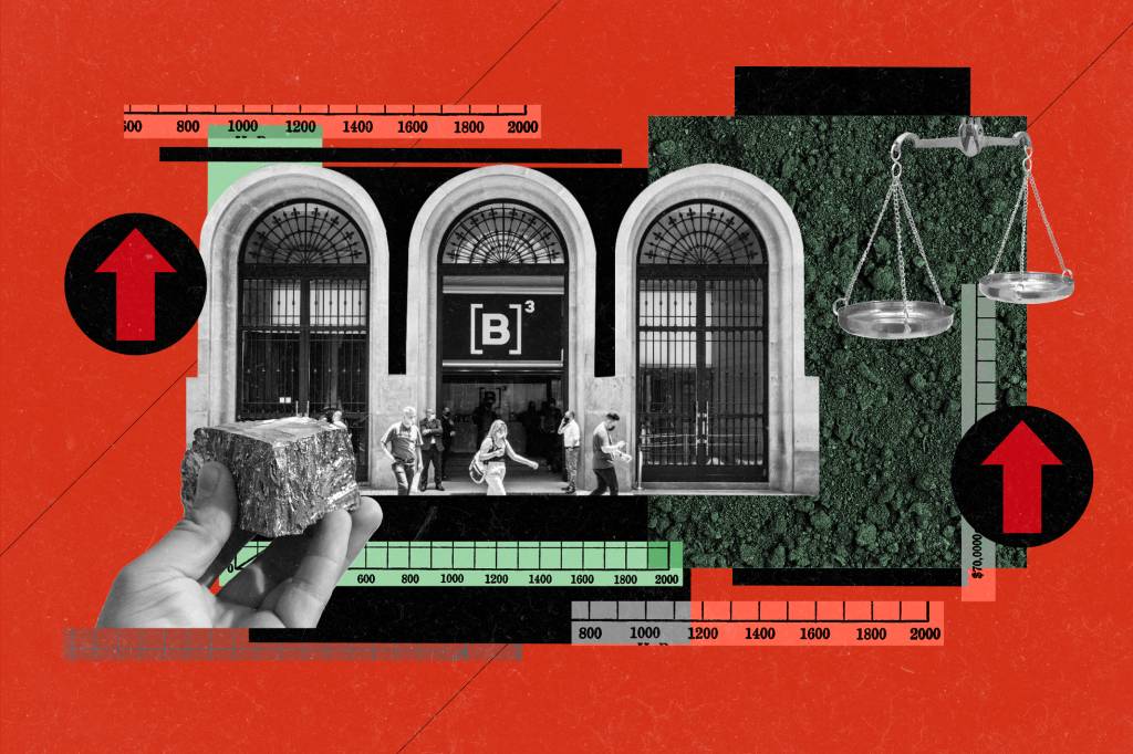 VALE3 cai 3,96% e segura Ibovespa