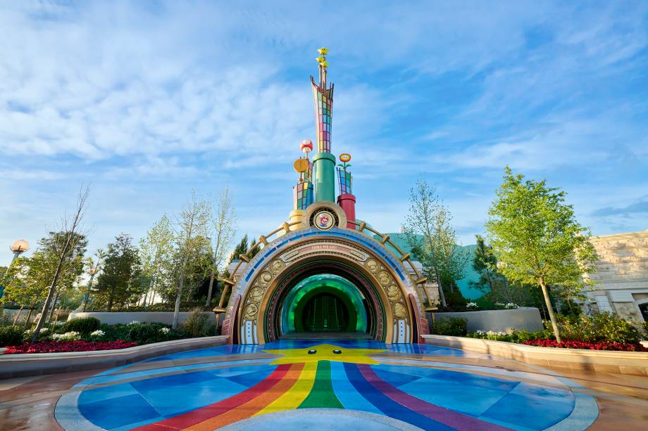 Entrada do Super Nintendo World, no Epic Universe Entrada do Super Nintendo World, no Epic Universe