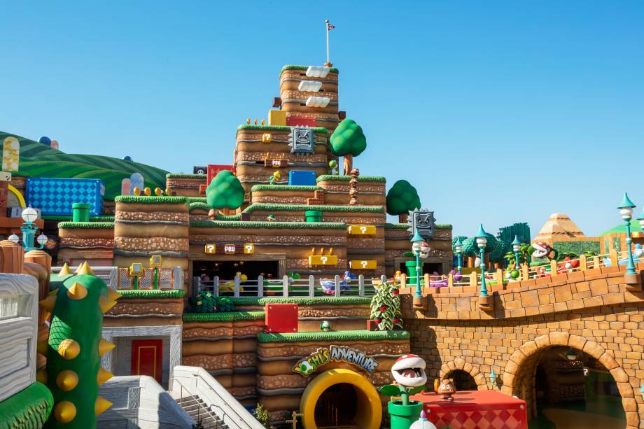 Detalhes do Super Nintendo World Detalhes do Super Nintendo World